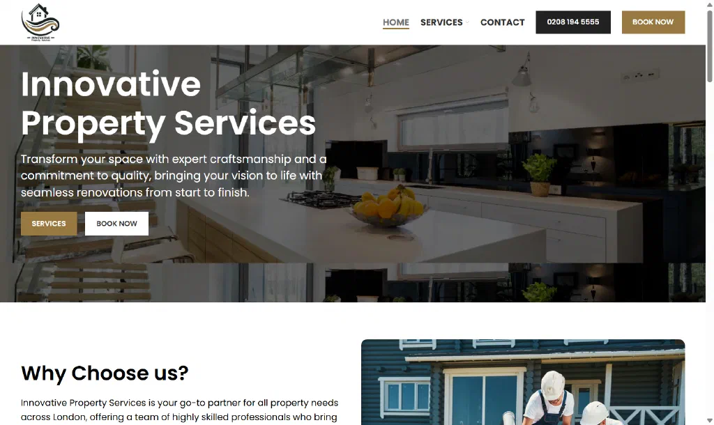 Innovative Property Services website